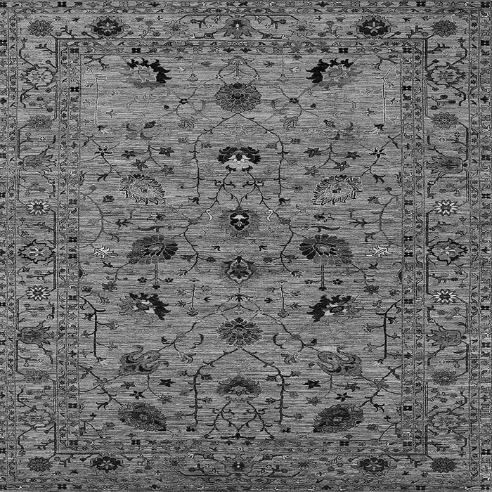 Square Oriental Gray Industrial Rug, urb2395gry