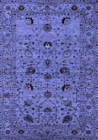 Oriental Blue Industrial Rug, urb2395blu