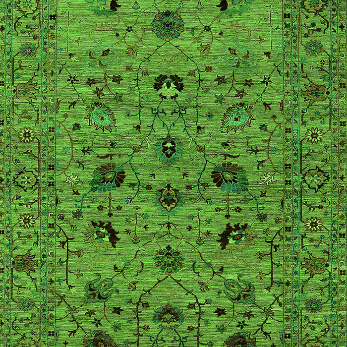 Oriental Green Industrial Rug, urb2395grn