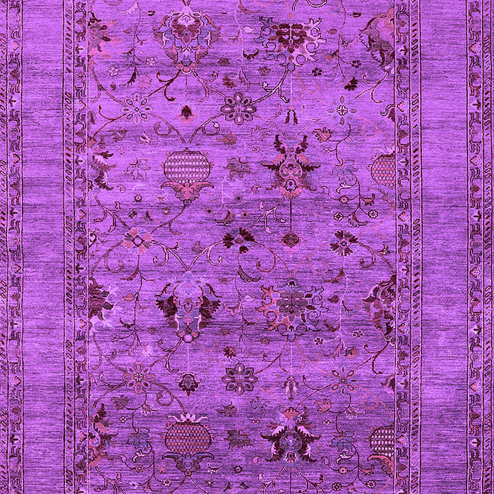 Machine Washable Oriental Purple Industrial Area Rugs, wshurb2396pur