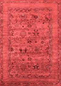 Oriental Red Industrial Rug, urb2396red