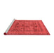 Industrial Red Washable Rugs