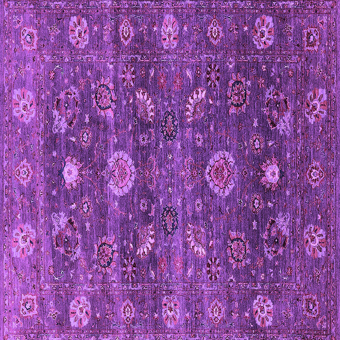 Square Oriental Purple Industrial Rug, urb2397pur