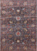 Mid-Century Modern Rose Purple Oriental Rug, urb2397