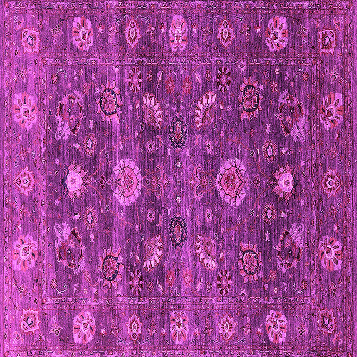 Square Oriental Pink Industrial Rug, urb2397pnk