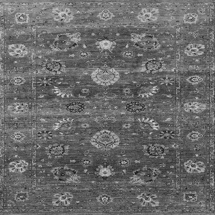 Square Oriental Gray Industrial Rug, urb2397gry