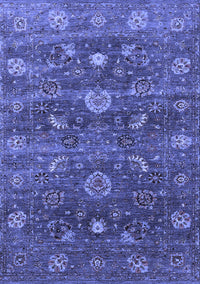 Oriental Blue Industrial Rug, urb2397blu