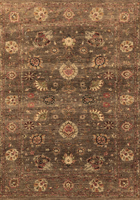 Oriental Brown Industrial Rug, urb2397brn