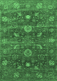 Oriental Emerald Green Industrial Rug, urb2397emgrn