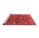 Industrial Red Washable Rugs