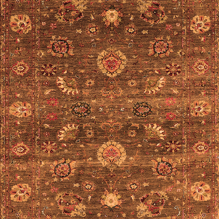 Machine Washable Oriental Orange Industrial Area Rugs, wshurb2397org