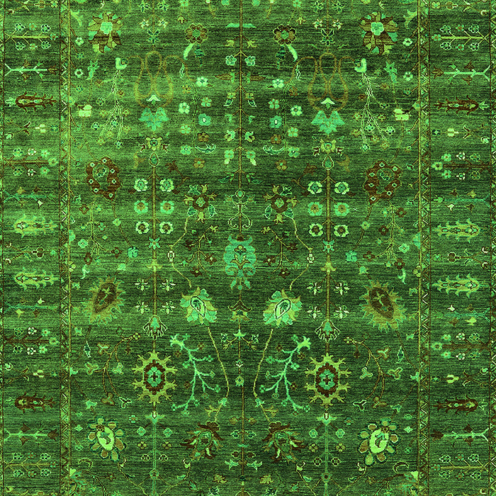 Oriental Green Industrial Rug, urb2398grn
