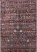 Mid-Century Modern Rose Purple Oriental Rug, urb2398