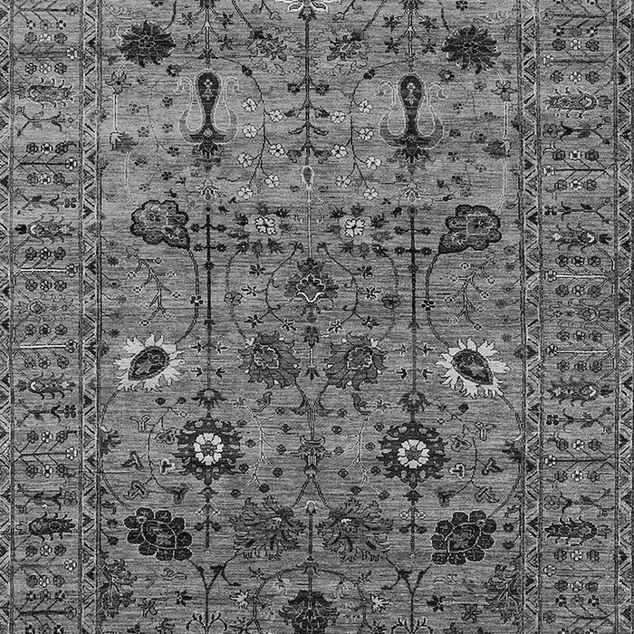 Machine Washable Oriental Gray Industrial Rug, wshurb2399gry