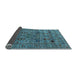 Sideview of Oriental Light Blue Industrial Rug, urb2399lblu