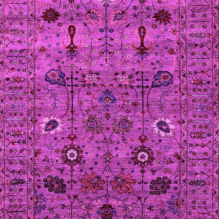 Machine Washable Oriental Pink Industrial Rug, wshurb2399pnk