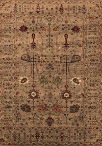 Oriental Brown Industrial Rug, urb2399brn