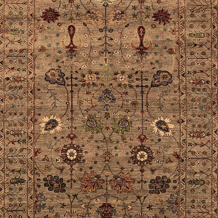 Oriental Brown Industrial Rug, urb2399brn