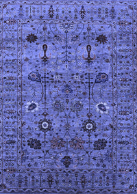 Oriental Blue Industrial Rug, urb2399blu