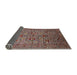 Sideview of Mid-Century Modern Pink Oriental Rug, urb2400