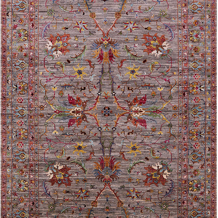 Machine Washable Industrial Modern Rosy Pink Rug, wshurb2400