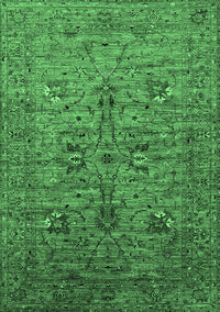 Oriental Emerald Green Industrial Rug, urb2400emgrn