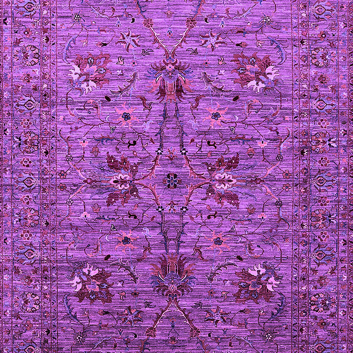 Machine Washable Oriental Purple Industrial Area Rugs, wshurb2400pur