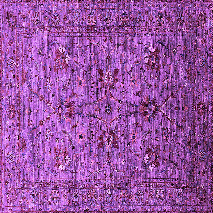 Square Oriental Purple Industrial Rug, urb2400pur
