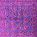 Square Oriental Pink Industrial Rug, urb2401pnk