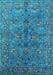 Oriental Light Blue Industrial Rug, urb2401lblu