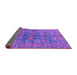 Sideview of Oriental Purple Industrial Rug, urb2401pur