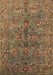 Oriental Brown Industrial Rug, urb2401brn