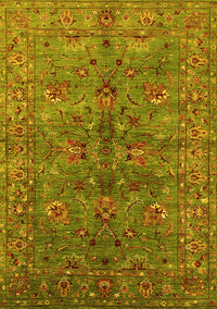 Oriental Yellow Industrial Rug, urb2401yw