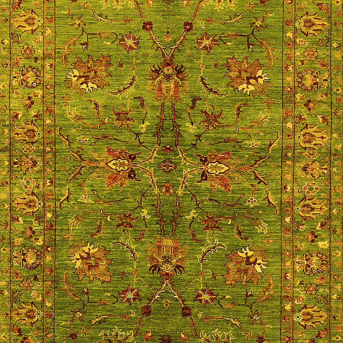 Oriental Yellow Industrial Rug, urb2401yw