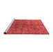 Industrial Red Washable Rugs