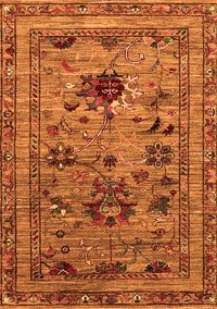 Oriental Orange Industrial Rug, urb2402org