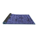 Sideview of Oriental Blue Industrial Rug, urb2402blu