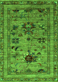 Oriental Green Industrial Rug, urb2402grn