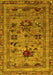 Oriental Yellow Industrial Rug, urb2402yw