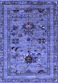 Oriental Blue Industrial Rug, urb2402blu