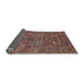 Sideview of Mid-Century Modern Pink Oriental Rug, urb2403