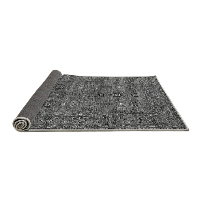Sideview of Oriental Gray Industrial Rug, urb2403gry