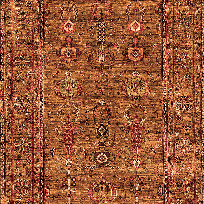 Oriental Orange Industrial Rug, urb2403org