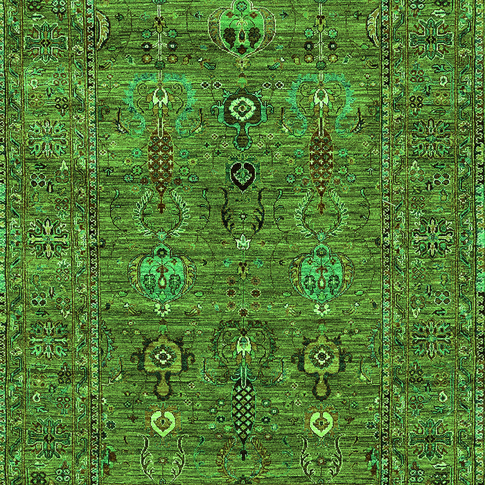 Oriental Green Industrial Rug, urb2403grn