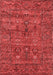 Oriental Red Industrial Area Rugs