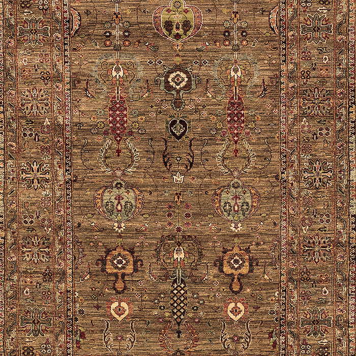 Oriental Brown Industrial Rug, urb2403brn