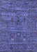 Oriental Blue Industrial Rug, urb2403blu