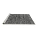 Sideview of Machine Washable Oriental Gray Industrial Rug, wshurb2404gry