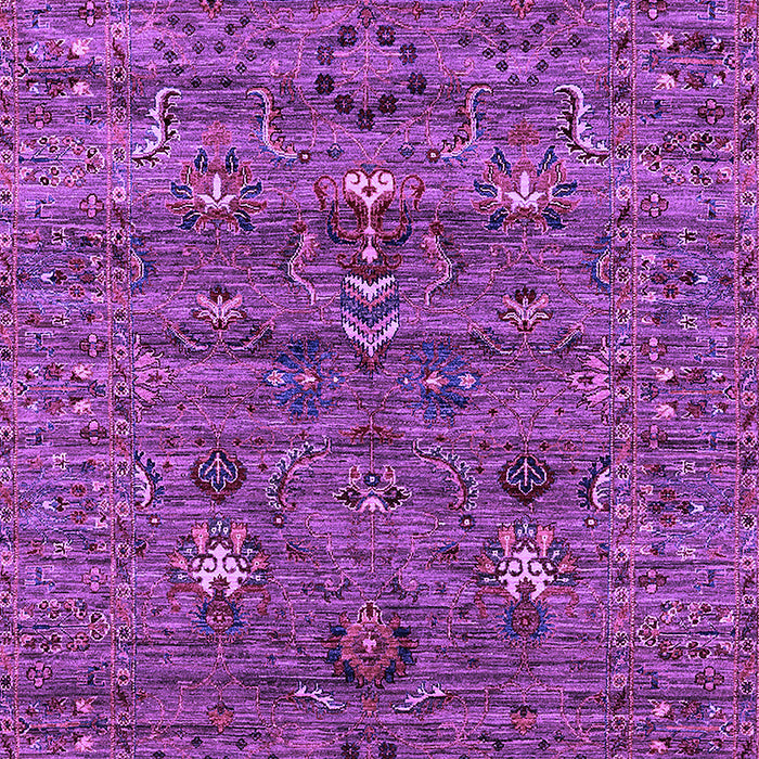Machine Washable Oriental Purple Industrial Area Rugs, wshurb2404pur
