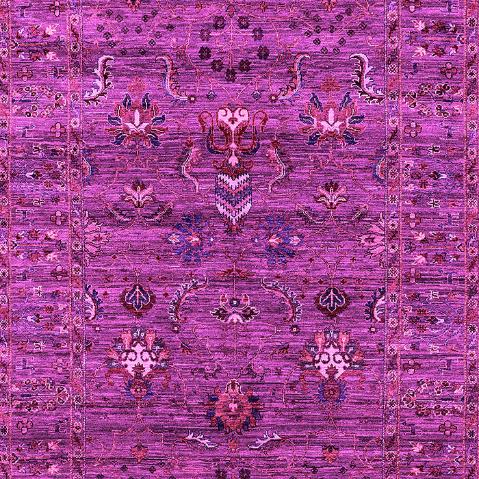Machine Washable Oriental Pink Industrial Rug, wshurb2404pnk
